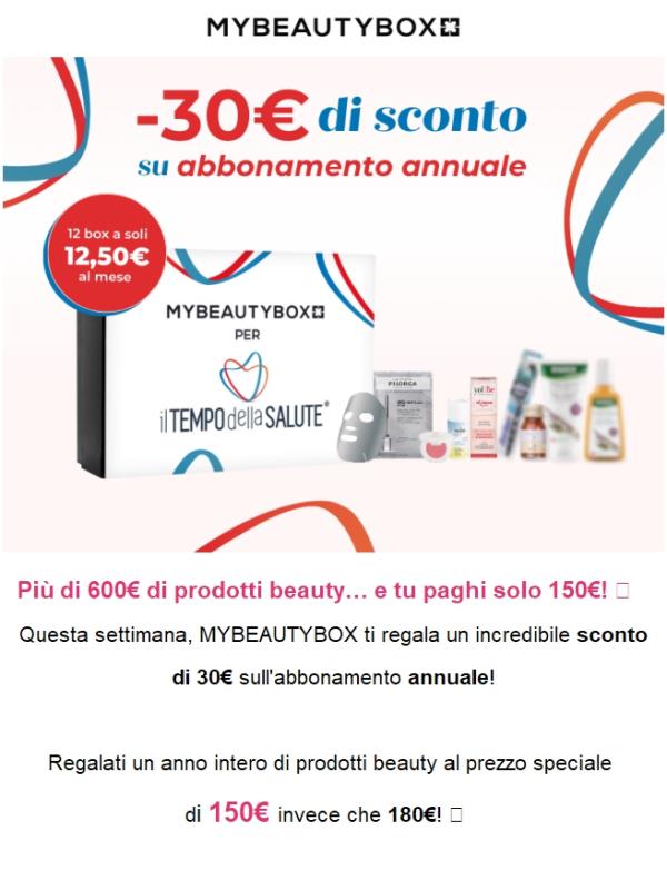 🎁 30€ DI SCONTO SU ABBONAMENTO ANNUALE!