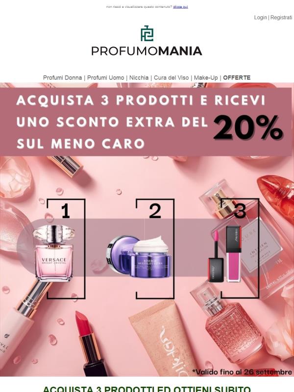 💄💄💄Ultimo Giorno! Acquista 3 Prodotti per te uno Sconto Extra del 20% 🍂