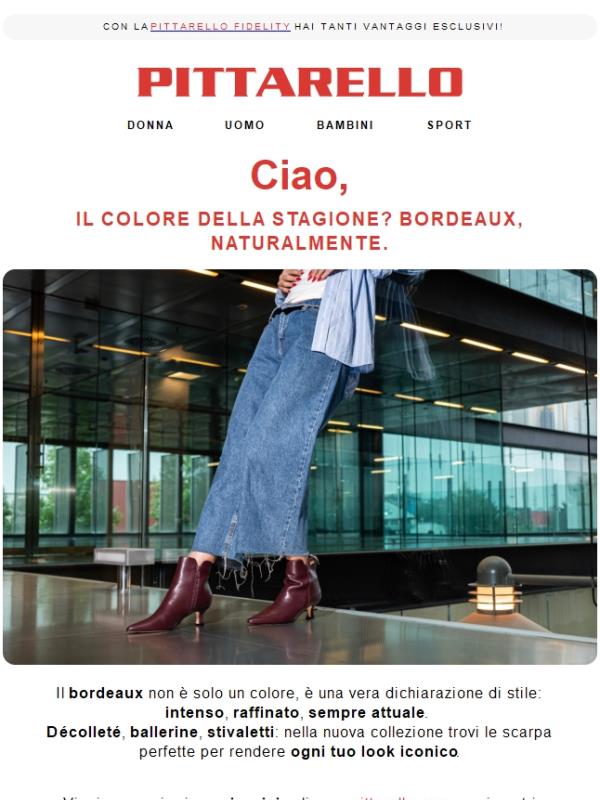 Il bordeaux torna protagonista della stagione 🍁 Scopri le novità!