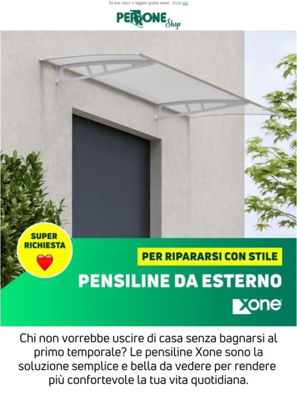 ✨ Trasforma l’ingresso di casa con una pensilina Xone