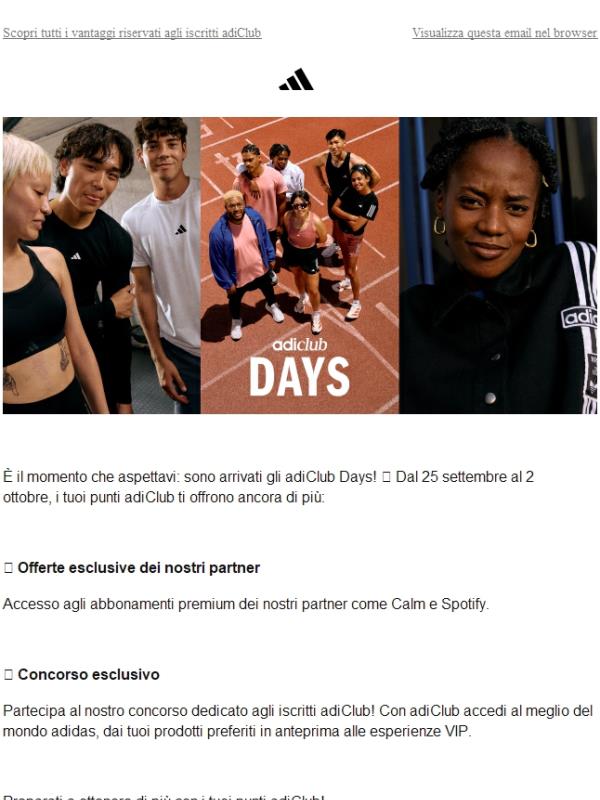 Gli adiClub Days sono qui!