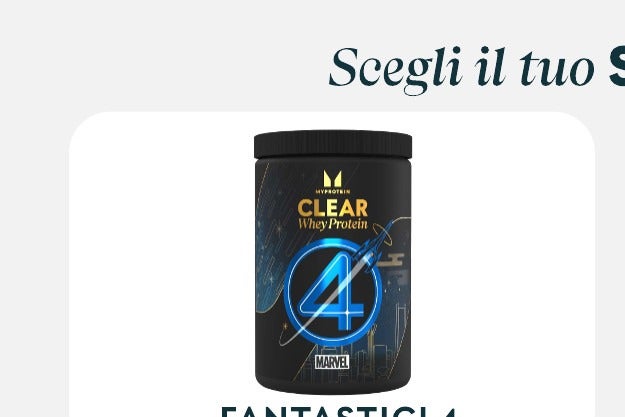 clear whey fantastici 4