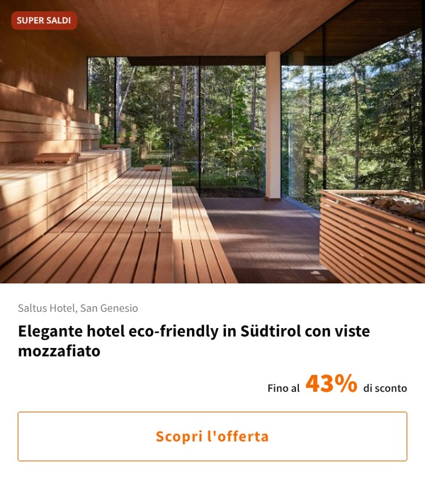 Elegante hotel eco-friendly in Südtirol con viste mozzafiato