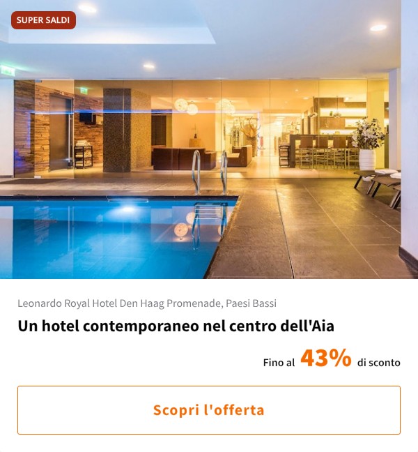 Un hotel contemporaneo nel centro dell'Aia