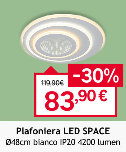 plafoniera LED SPACE