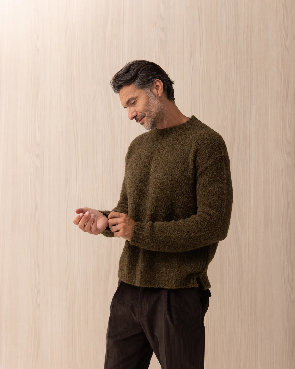 Maglione Girocollo Verde
