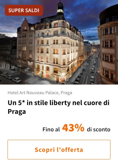 Un 5* in stile liberty nel cuore di Praga