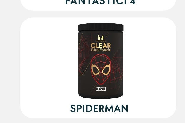 clear whey spiderman
