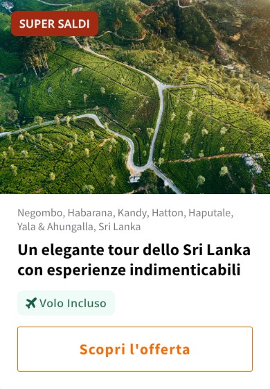 Un elegante tour dello Sri Lanka con esperienze indimenticabili