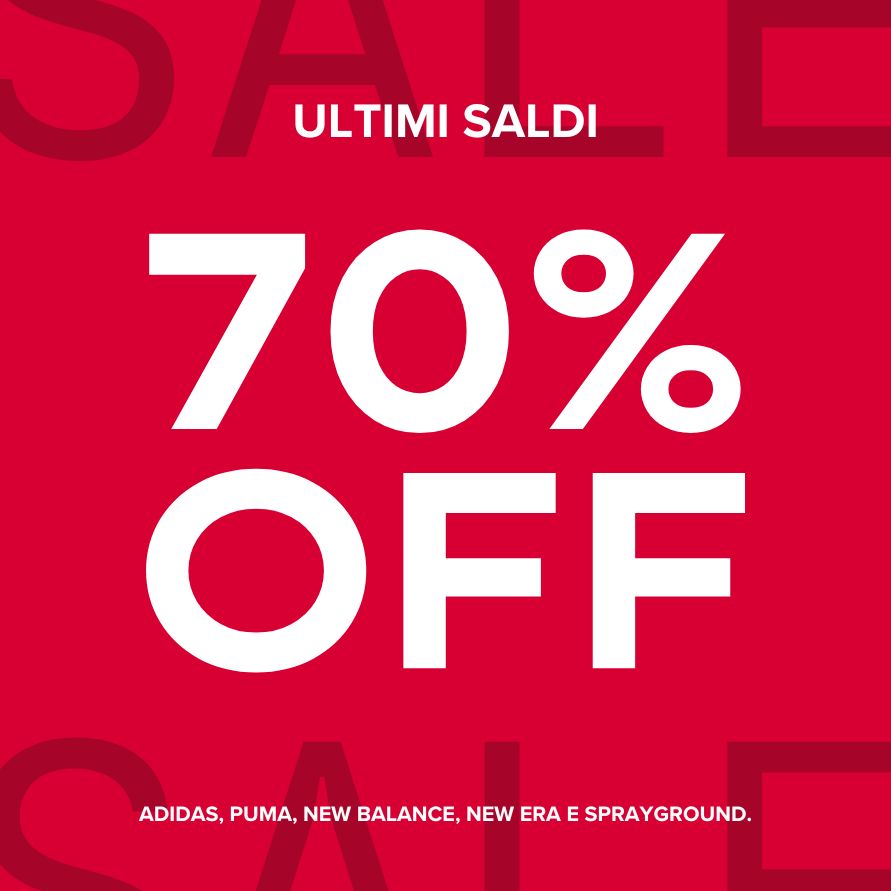 SALDI TUTTO AL 70%
