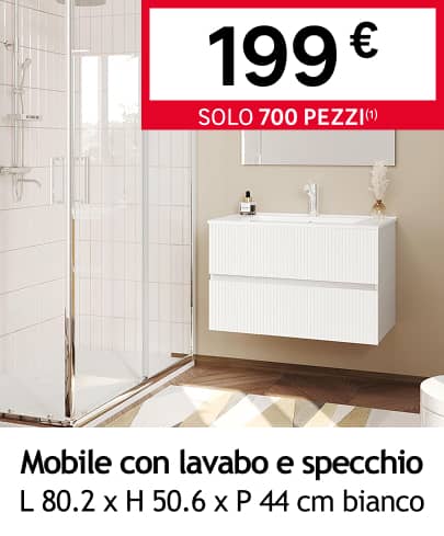 mobile lavabo e specchio