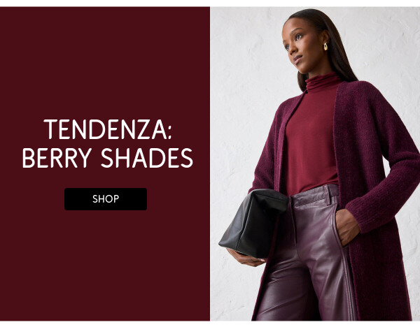 Tendenza: nuance color bacca >
