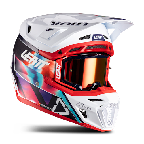 Kit Casco Cross Leatt Moto 8.5 V26 con Maschere Cross
