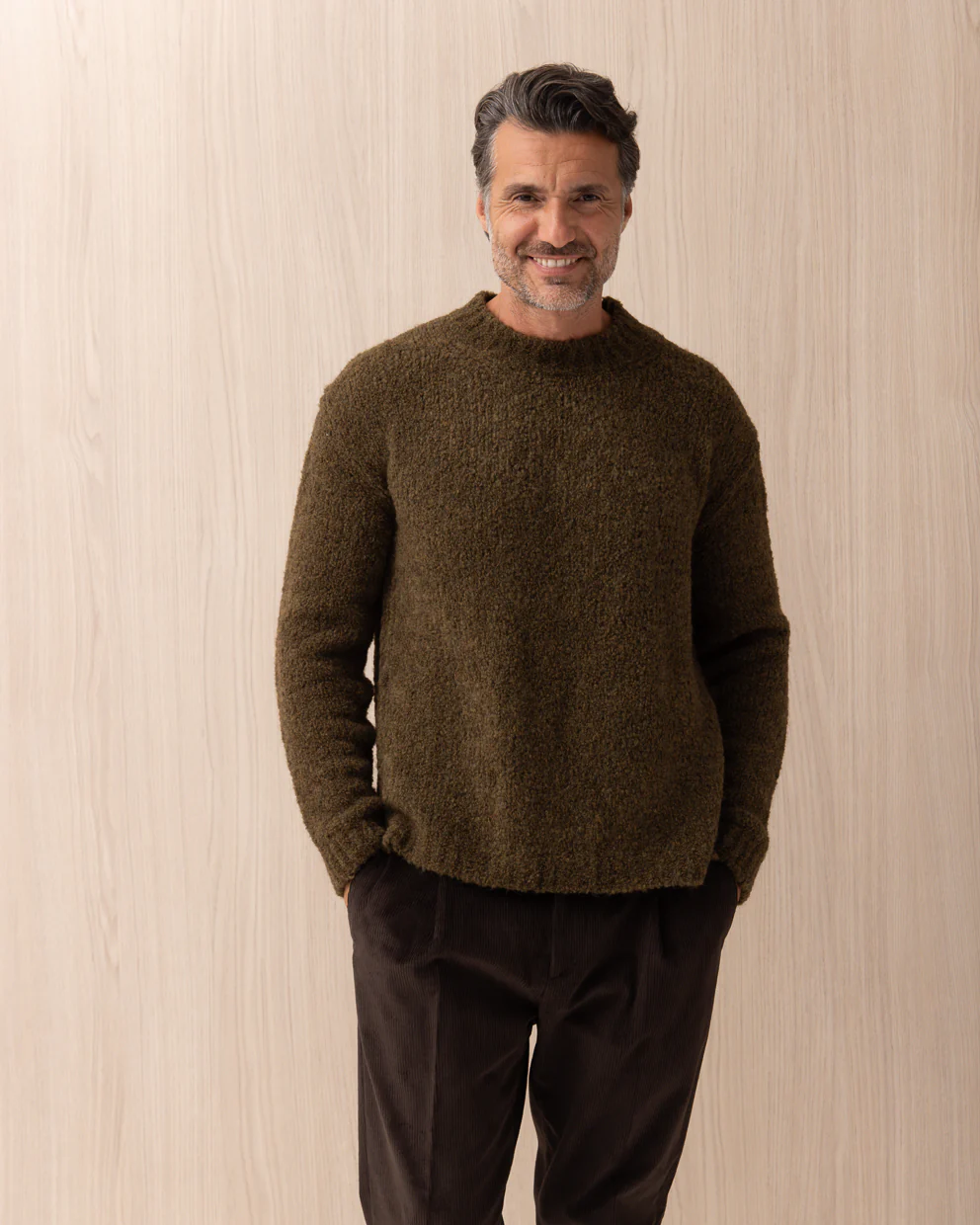 Maglione Girocollo Verde
