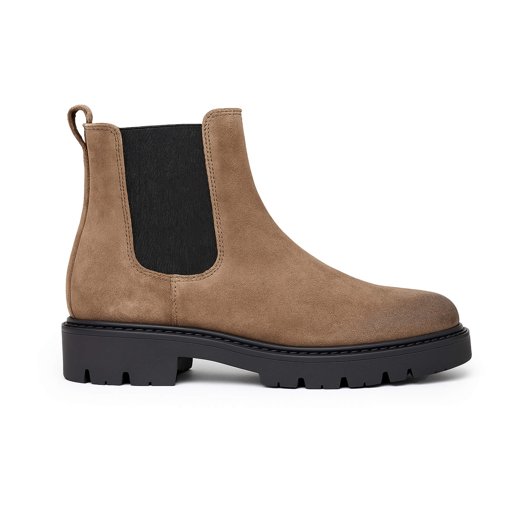Image of Stivaletti Uomo in camoscio beige - Ferdinando