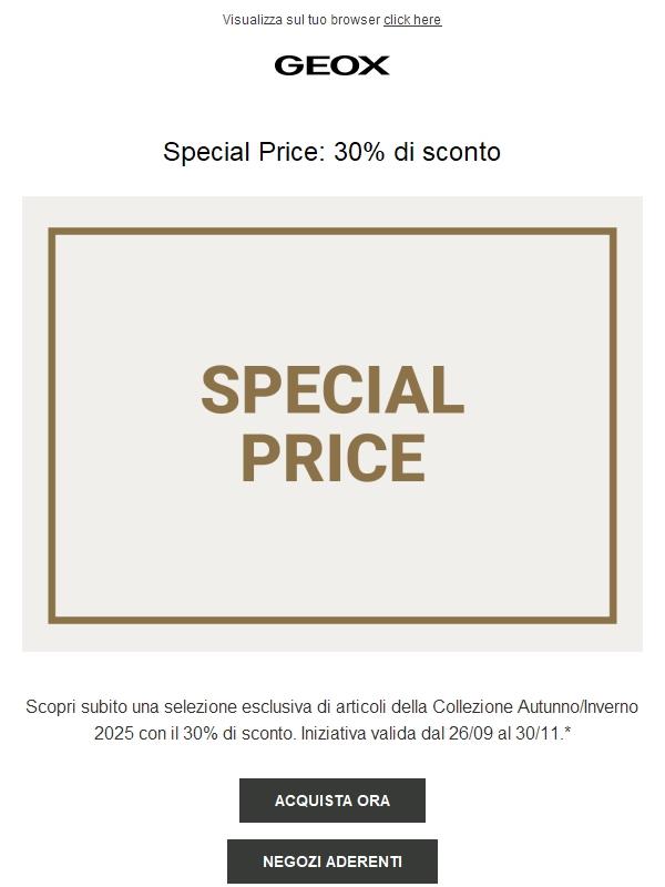 30% di sconto sui must-have della stagione!