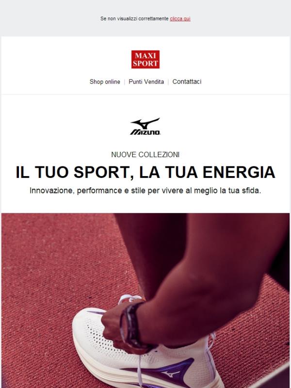 Nuove Collezioni Mizuno: il tuo sport, la tua energia!