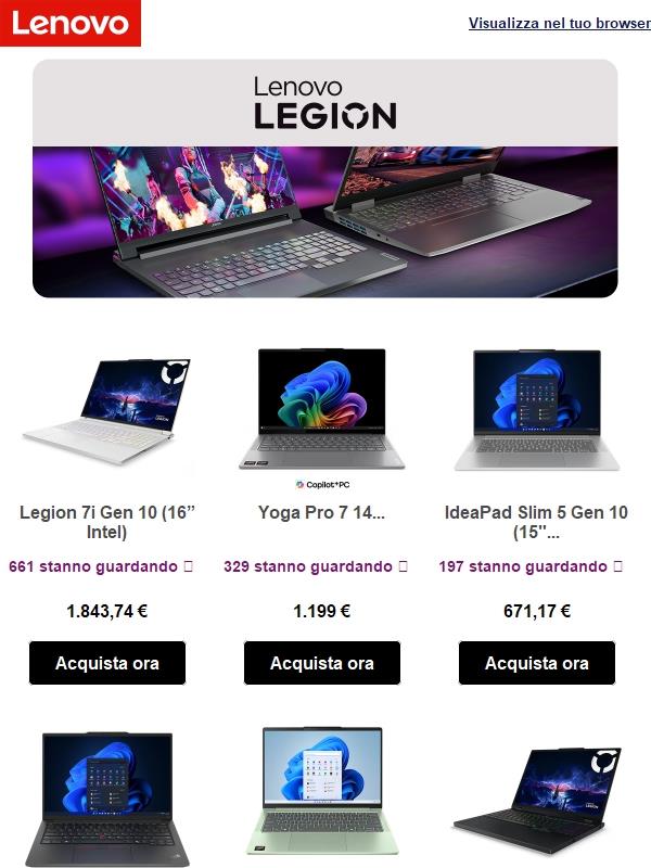 Nuove scelte personalizzate solo per te!