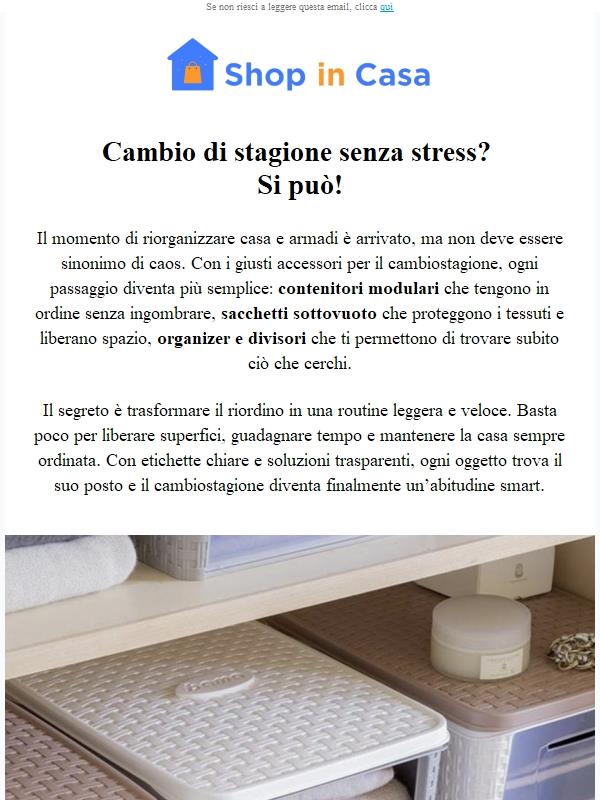 🧺 Cambio stagione? Rendilo semplice con i nostri accessori smart