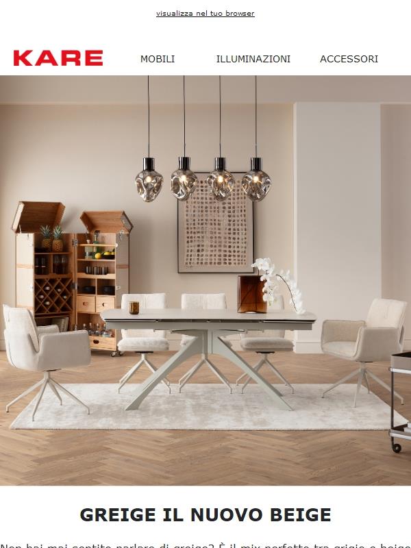 GREIGE IL NUOVO BEIGE...