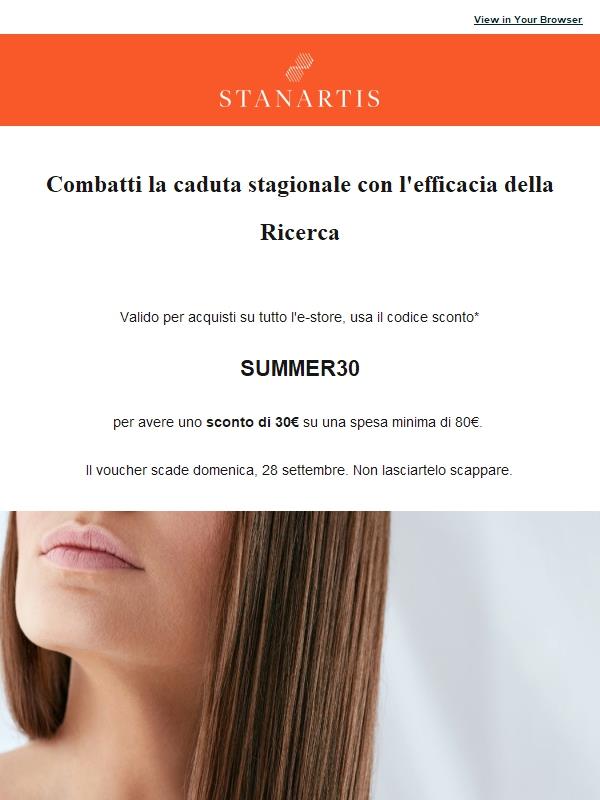 Rinforza i tuoi capelli con 30€ di sconto!🎁