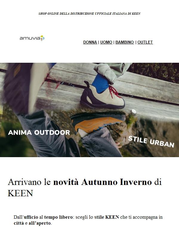 KEEN Autunno inverno: comfort urbano anima outdoor!