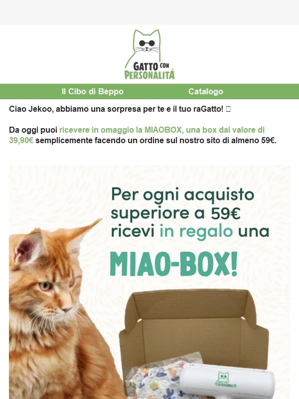 Ho una sorpresa per te!