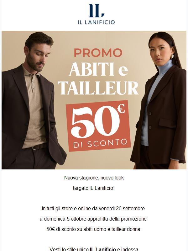 😍 50€ DI SCONTO solo per pochi giorni