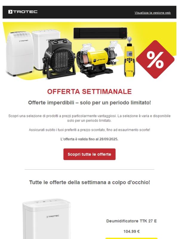 🔔 Nuove offerte della settimana: prodotti top a prezzo vantaggioso