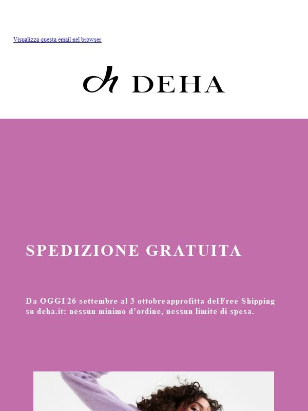 Dal 26 al 3 ottobre: Free Shipping sulla New Collection! 🎀