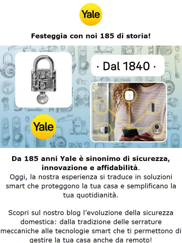 Festeggia i 185 anni di Yale!