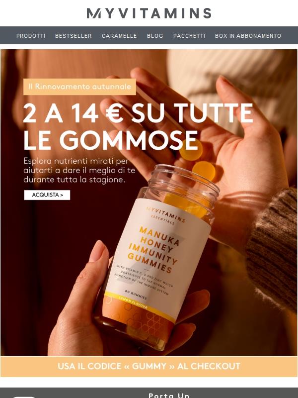 🍬 2 a 14 € su tutte le gommose!