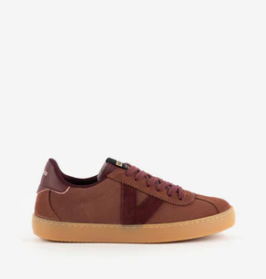 Sneakers Victoria Donna Bassa in Camoscio Terra