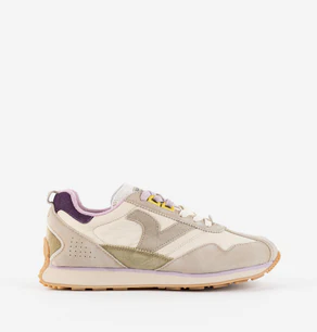 Sneakers Victoria Running Donna in Pelle Beige