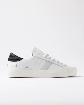 Sneaker Hill Low Calf in Pelle / Bianco
