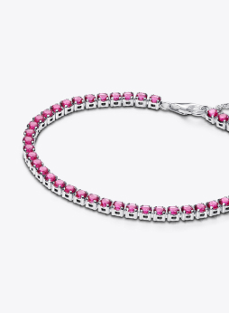 Sparkling Pink Tennis Bracelet