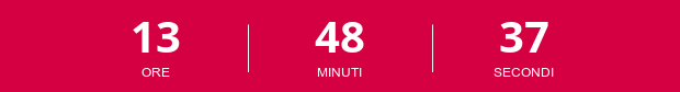 Offerta valida fino alla mezzanotte di oggi, 27.09.2025.