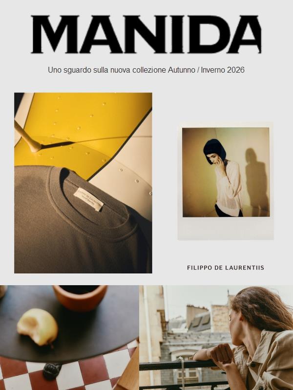 MANIDA.IT | Uno sguardo alla nuova collezione Fall Winter 2026