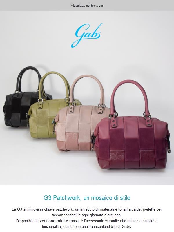G3 Patchwork: l’icona che veste d’autunno