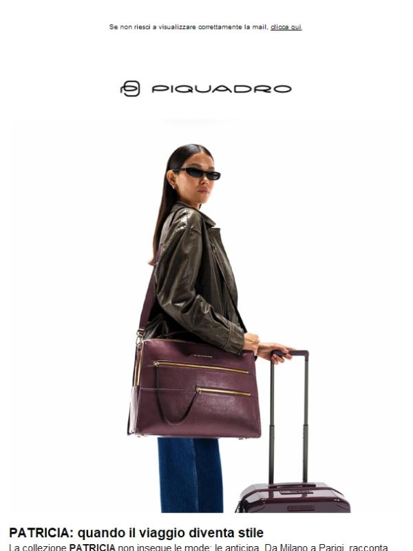 Collezione PATRICIA: la linea business al femminile firmata Piquadro