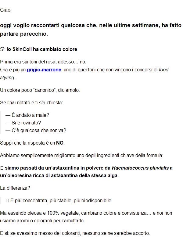 Re: 😲 La verità sullo Skincoll