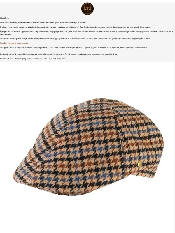 🍂 Scopri le coppole perfette per l'autunno!