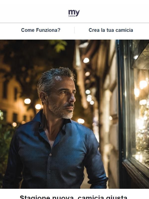 Stagione nuova, camicia giusta.