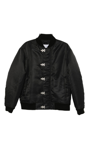 Nylon bomber jacket