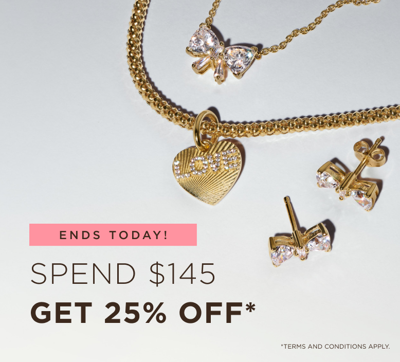 Spend $145, Get 25% Off