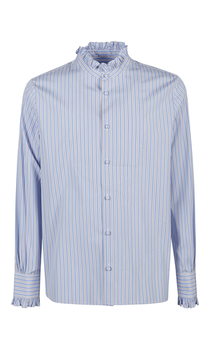 Shirt with Plastron and Ruffles