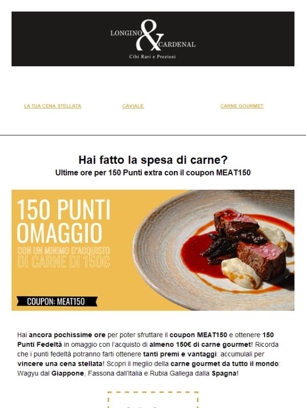⏳ Ultime Ore per 150 Punti Fedeltà Extra! | Scopri Carne Gourmet da Tutto il Mondo