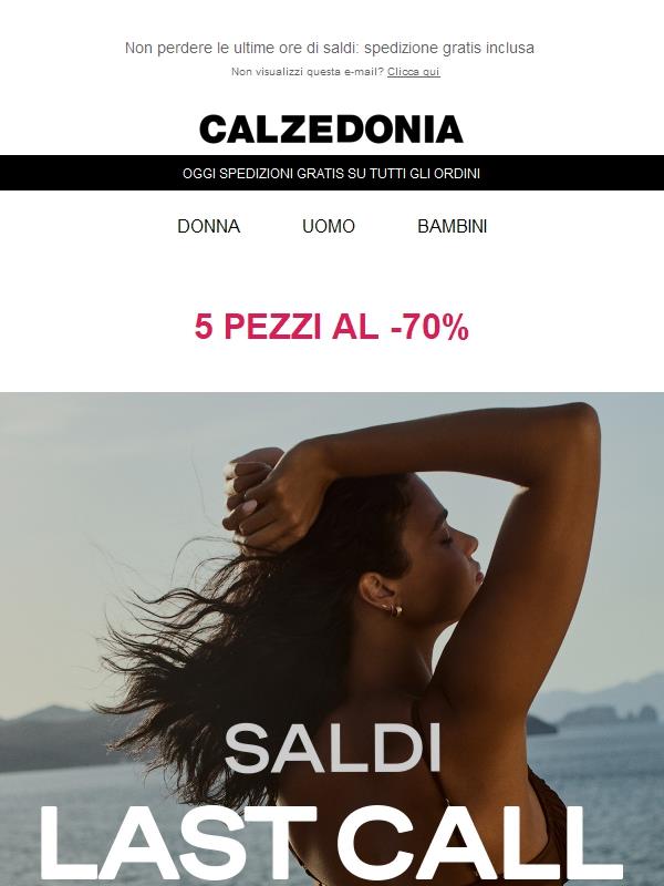Ultimo giorno di saldi + SPEDIZIONI GRATIS 🔥