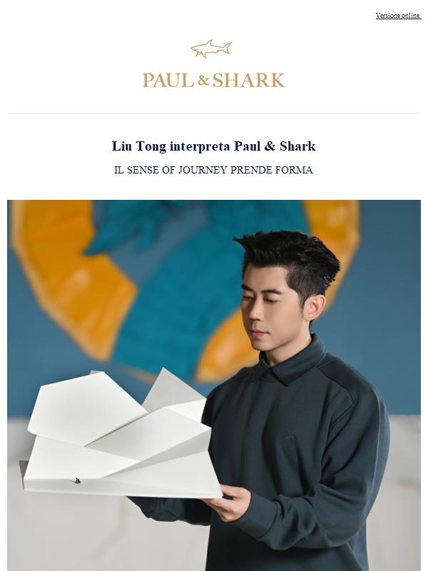 Liu Tong interpreta Paul & Shark