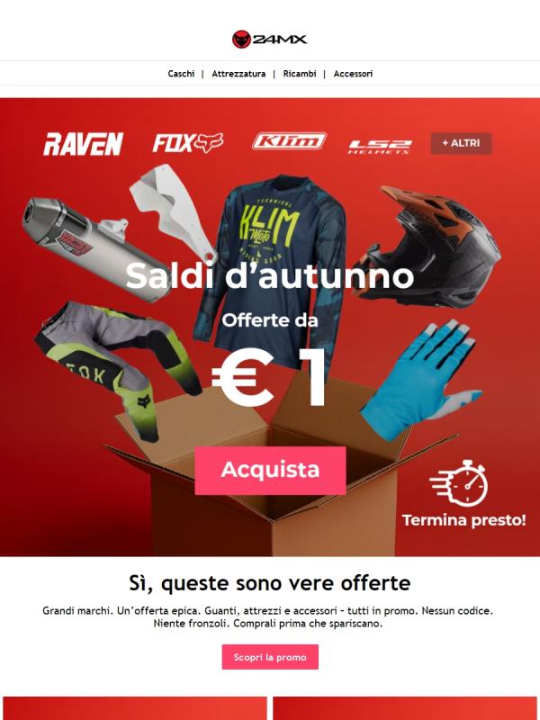 Svendita autunnale – offerte da € 1